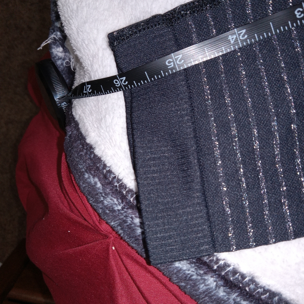 Athleta Compression Fitted Leggings Small Reflective Shimmer Stripe Sz Small - Picture 10 of 15